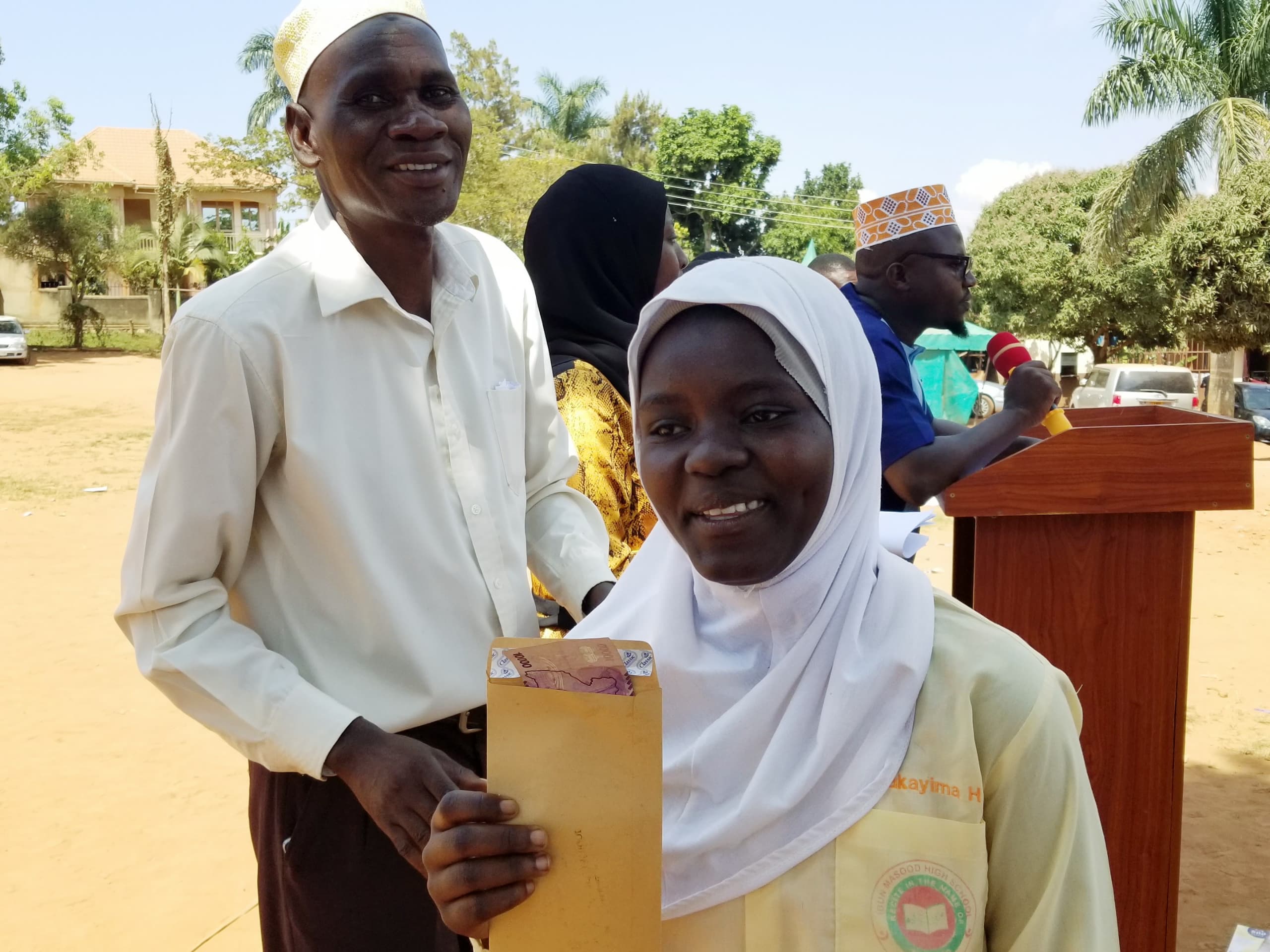 Students at Ibun Masood High School